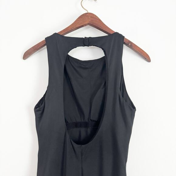 ANDIE SWIM The Corsica High Neck Open Back One Piece Swimsuit Black Large L - Picture 7 of 9